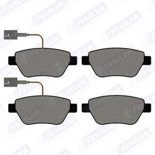 FIAT Punto [Grande] [2007-2010] 1.3JTDM Front Brake Pads